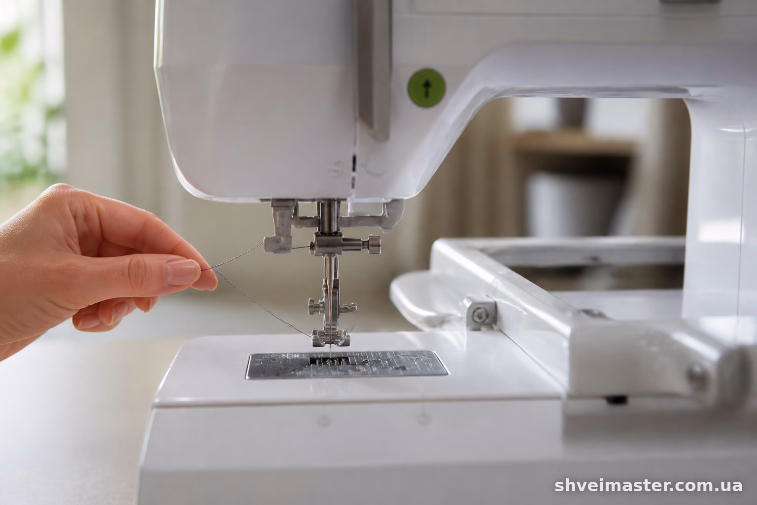 Janome Memory Craft 500E рве верхню нитку: що робити